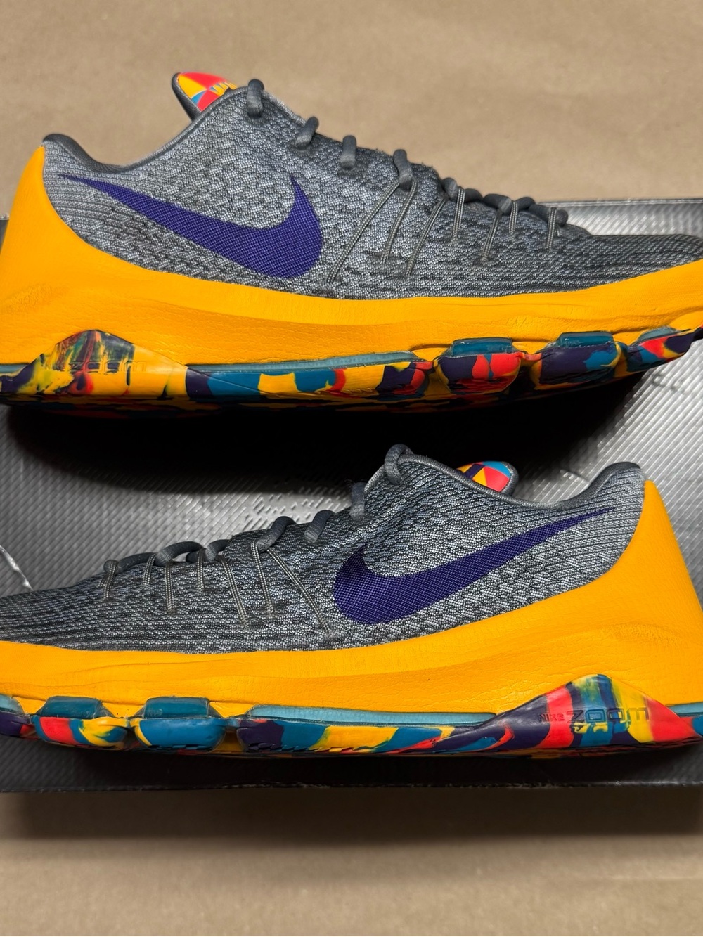 Nike KD 8 PG County Kevin Durant Mens size 8 basketball shoes Rare!